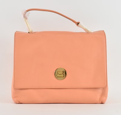 Lot 461 - COCCINELLE; a lady's pale pink leather handbag,...