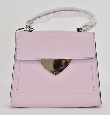 Lot 477 - COCCINELLE; a lady's pale pink leather handbag,...
