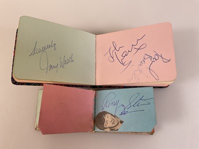 Lot 269 - THE BEATLES; a small autograph book containing...