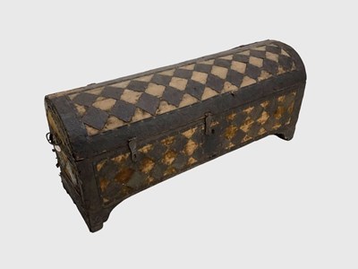 Lot 1136 - A 19th century Continental cloth and metal...