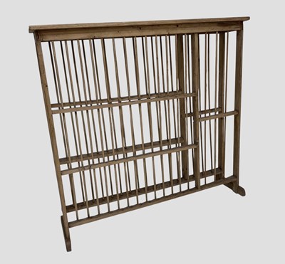 Lot 1071 - A late 19th century vernacular pine floor...