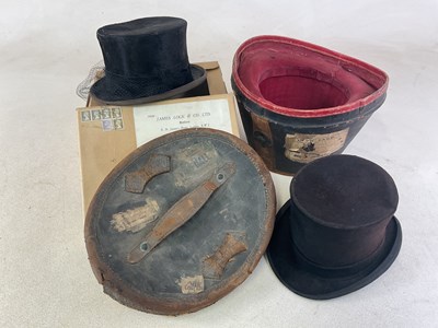 Lot 89 - LOCK & CO OF LONDON; a vintage leather cased...