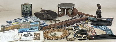 Lot 8 - A group of African tribal art including a...