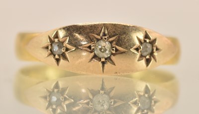 Lot 1280 - A 19th century and later ring, constructed...