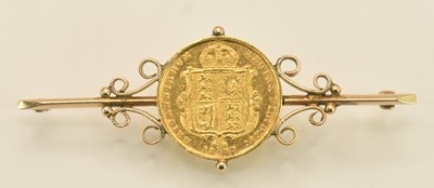 Lot 1426 - A Victorian half sovereign, 1887, shield back,...