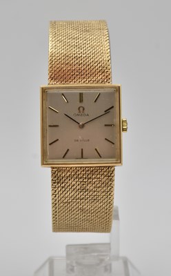 Lot 1624 - OMEGA; a gentleman's 9ct gold Omega de Ville...