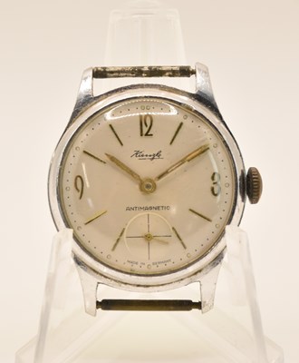 Lot 1685 - KIENZLE; a gentleman's vintage wristwatch head,...