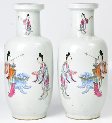 Lot 258 - A pair of early 19th century Qing dynasty...