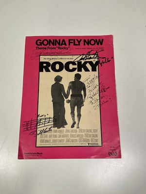 Lot 2299 - ROCKY; a music score bearing several...