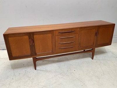Lot 1049 - G PLAN; a Fresco teak sideboard with an...