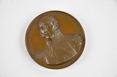 Lot 1448 - COMMEMORATIVE MEDAL; attempted assassination...