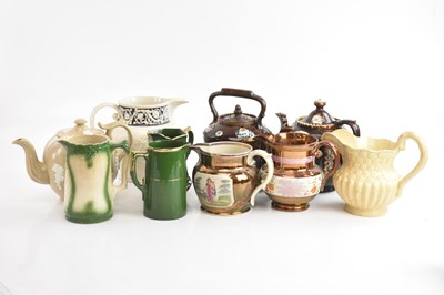 Lot 1472 - A collection of 19th century and later ceramic...