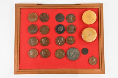 Lot 1431 - COMMEMORATIVE MEDAL; a collection of twelve...