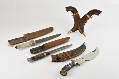 Lot 508 - A collection of three knives, comprising two...