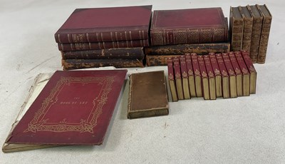 Lot 287 - The Works of Alfred Tennyson, 1881, bound in...