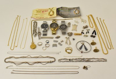 Lot 1509 - A group of various items of costume jewellery...