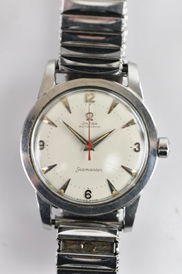 Lot 1052 - OMEGA; a gentleman's stainless steel automatic...