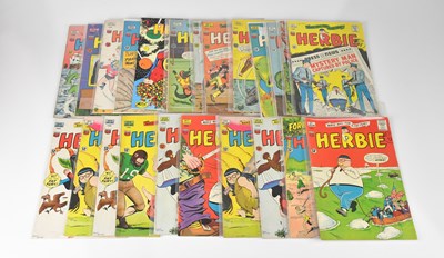 Lot 2108 - COMICS: HERBIE; No's 1-3, 5-18, 21, FORBIDDEN...