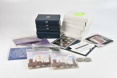 Lot 566 - THE ROYAL MINT; a collection of proof year...