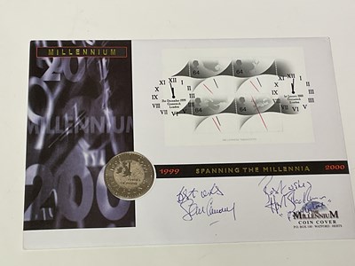 Lot 2294 - JAMES BOND; a millenium first day cover set...