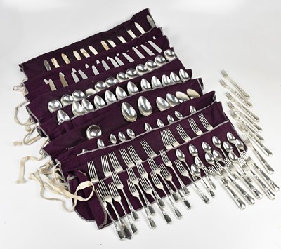 Lot 337 - ROBERTS & BELK; a suite of modern hallmarked...
