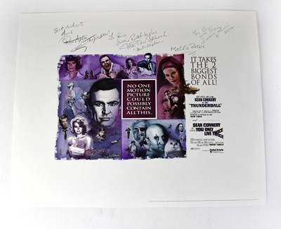 Lot 597 - JAMES BOND 007; reproduced poster for...