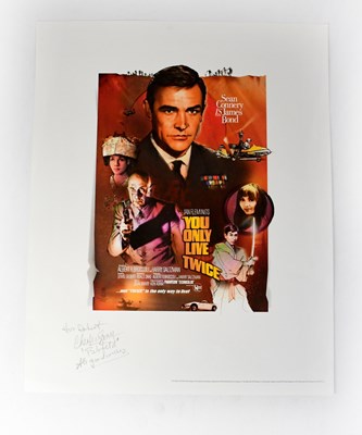Lot 598 - JAMES BOND 007; reproduced poster for 'You...