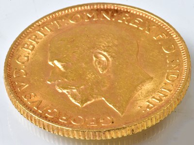 Lot 625 - A George V full sovereign, 1918.