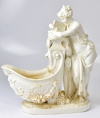 Lot 131 - MINTON; a late 19th century blanc-de-chine...