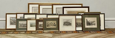 Lot 1605 - A collection of nineteen assorted prints and...
