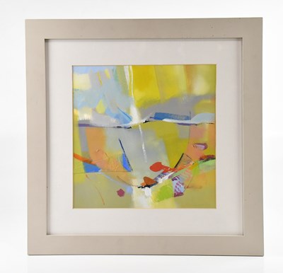 Lot 1648 - RON COLEMAN; acrylic on board, abstract...
