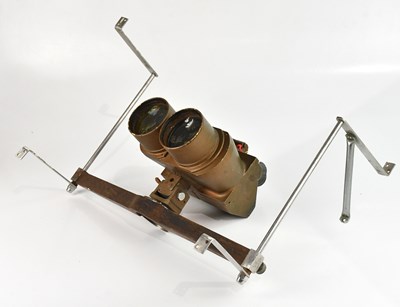 Lot 567 - A pair of WWII flak directional binoculars,...