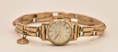 Lot 1623 - ROTARY; a lady's 9ct gold cased wristwatch,...