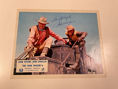 Lot 2132 - JOHN WAYNE; a promotional colour photograph...