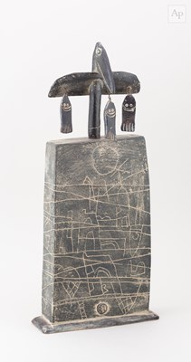Lot 317 - JOHN MALTBY (1936-2020); a large stoneware...
