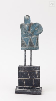 Lot 325 - JOHN MALTBY (1936-2020); a stoneware sculpture...