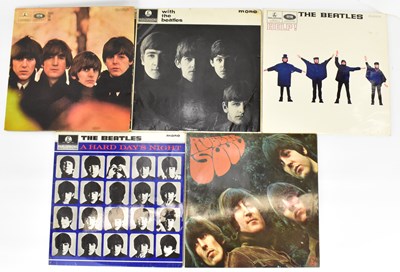 Lot 434 - THE BEATLES; five albums comprising 'A Hard...