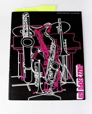 Lot 517 - JAZZ EXPO '69; a programme bearing signatures...