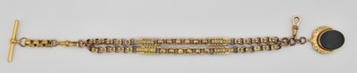 Lot 1144 - A Victorian 9ct rose gold 'Stars and Bars'...