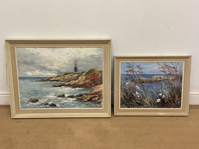 Lot 317 - PEGGY DE BRETT (British, 20th century); oil on...