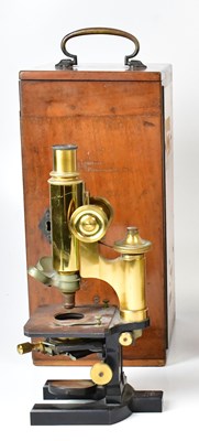 Lot 311 - A boxed Carl Zeiss Jenna No. 27777 brass...
