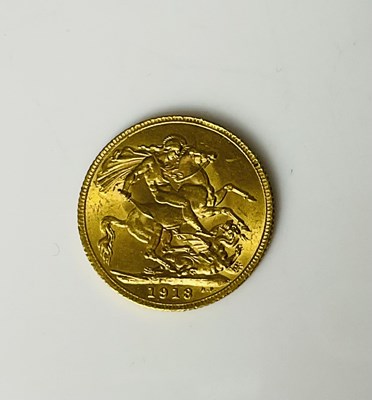 Lot 414 - A George V full sovereign, 1913.