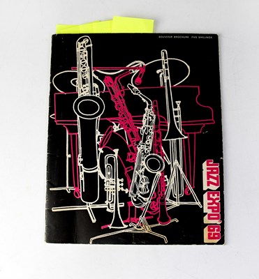 Lot 518 - JAZZ EXPO '69; a programme bearing signatures...