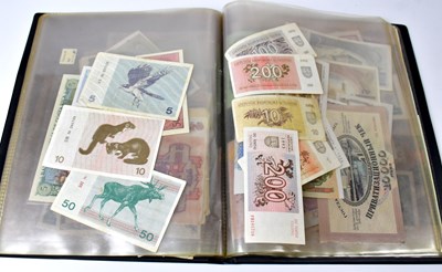 Lot 665 - A folder containing a quantity of vintage...