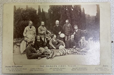 Lot 278 - Two Victorian photograph albums comprising...
