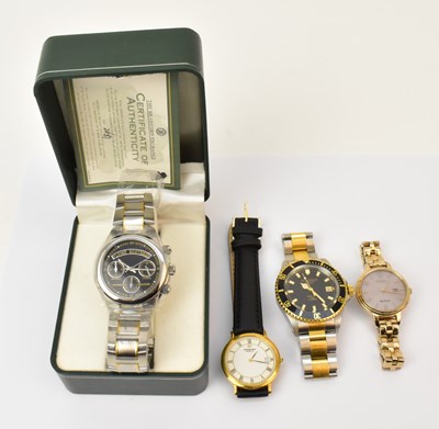 Lot 1654 - Four gentleman's wristwatches, including a...