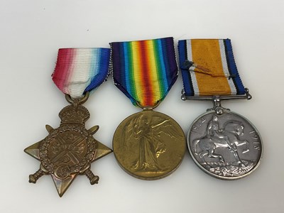 Lot 29 - A WWI Medal group, comprising the 1914-15 Star,...