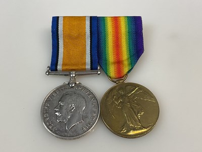 Lot 11 - A pair of WWI Medals, comprising the 1914-1918...