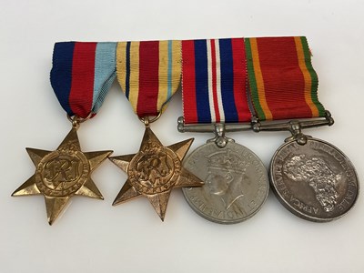 Lot 49 - A mounted WWII Medal group, comprising the...