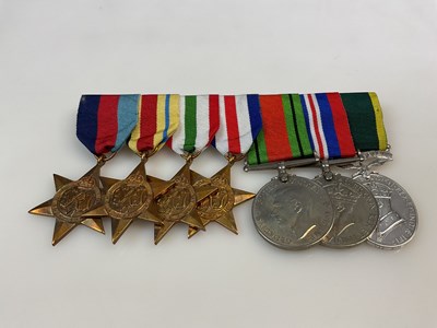 Lot 48 - A mounted WWII Medal group, comprising the...